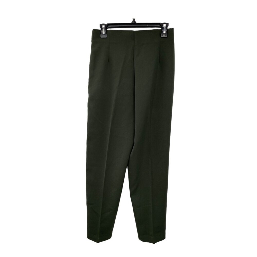 Vintage Dressbarn Dress Pants Womens 8 Used Olive Mom High Waist
